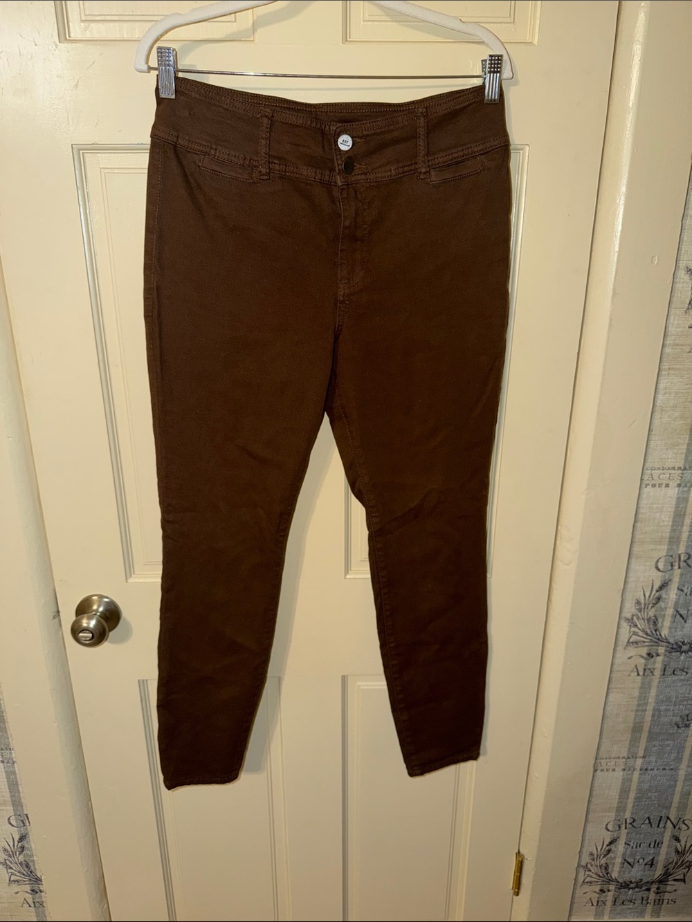 Kut from the Kloth Chocolate Brown Skinny Jeans
